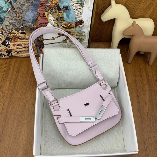 Hermes Original Leather 23CM Mini Jypsiere H0880 light pink