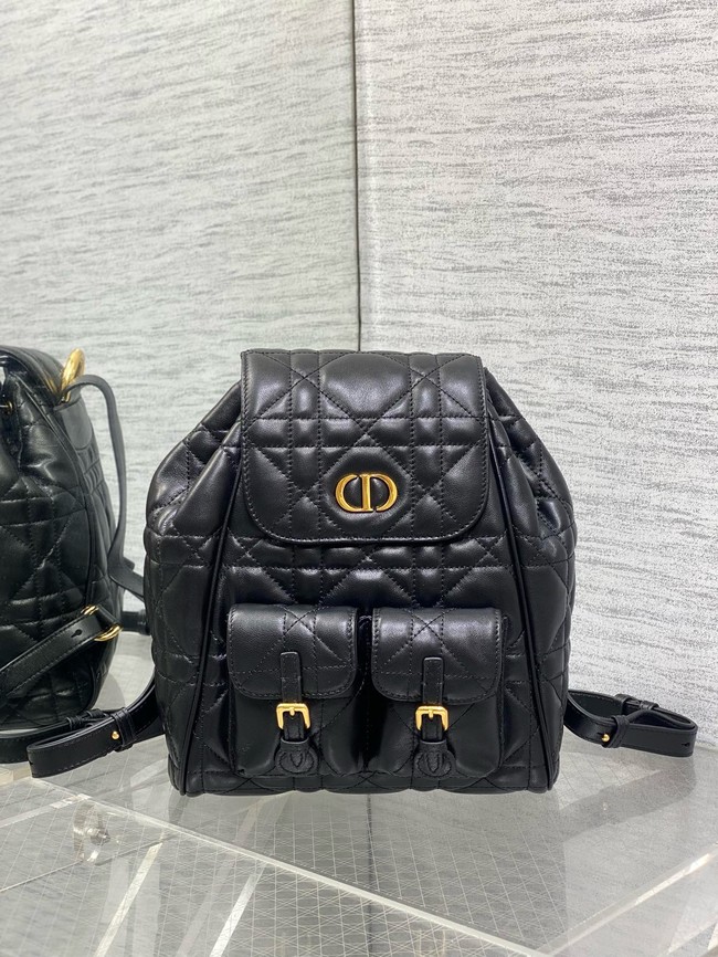 DIOR Medium Dior Caro Backpack M6301UN black