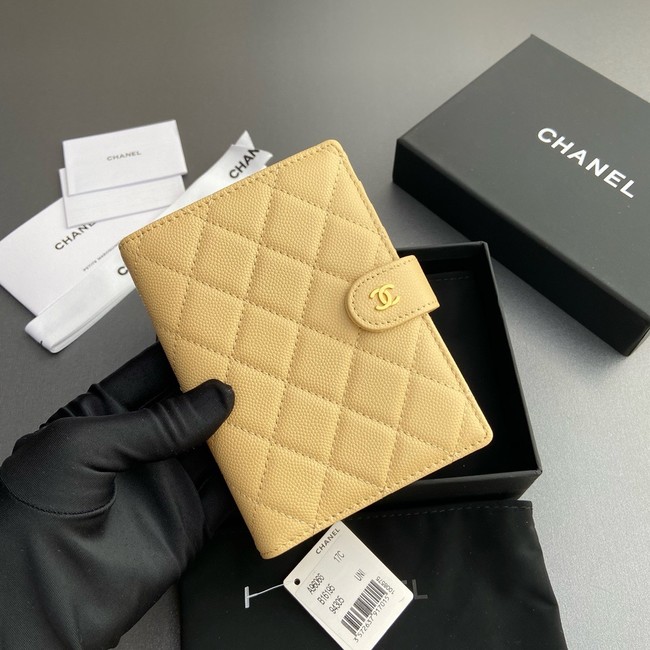 Chanel CLASSIC CARD HOLDER 96066 YELLOW