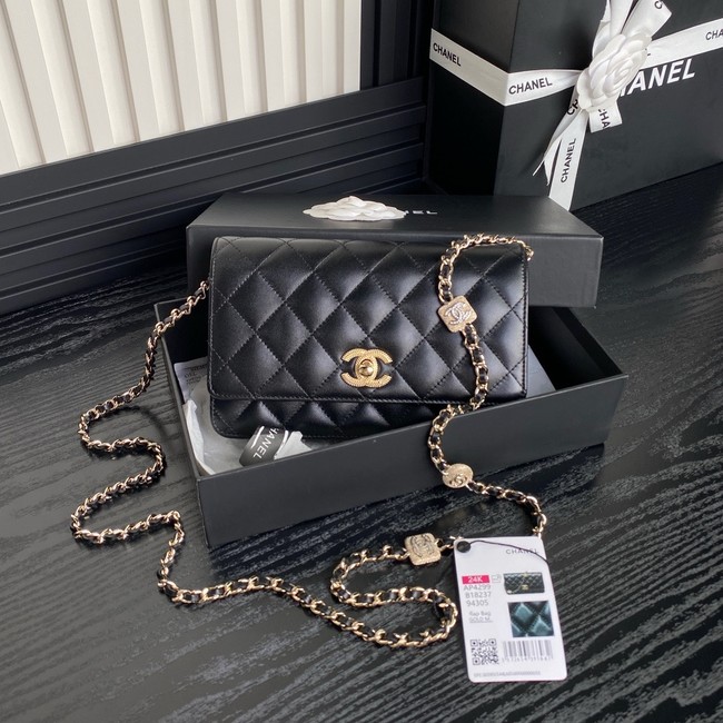 Chanel WALLET ON CHAIN AP4299 black