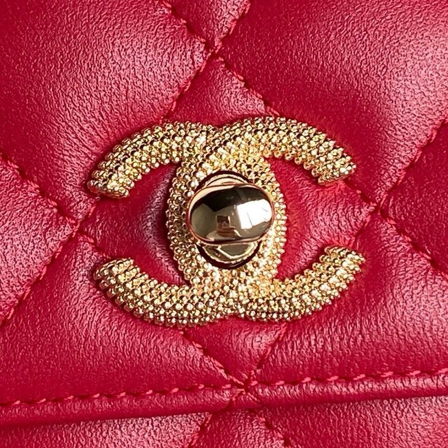 Chanel WALLET ON CHAIN AP4299 red