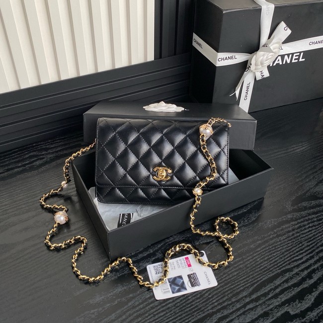 Chanel WALLET ON CHAIN AP4282 Black