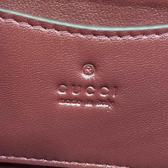 Gucci GG MILANO MINI TOP HANDLE BAG 806017-3 Rosso Ancora red