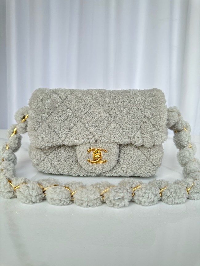 Chanel FLAP BAG AS5174 gray