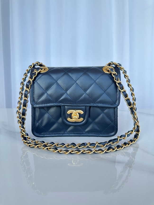 Chanel MINI CLASSIC HANDBAG AS5226 Navy Blue