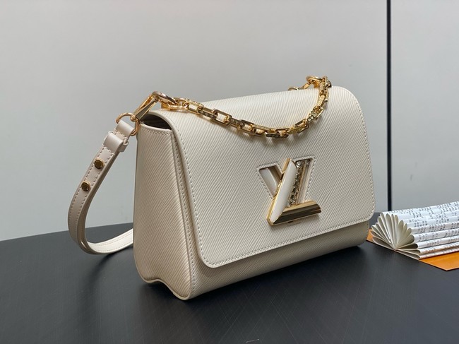 Louis Vuitton Twist MM M24630 Quartz White