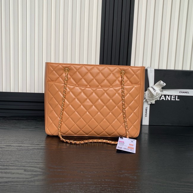 Chanel SMALL SHOPPING BAG AS5192 Camel