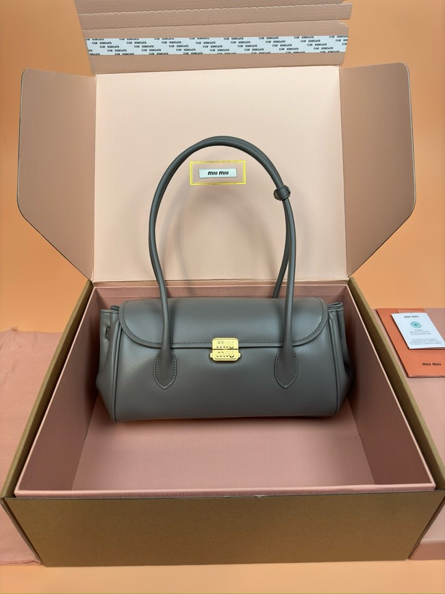 MIU MIU Leather Handle Bag 2233 gray