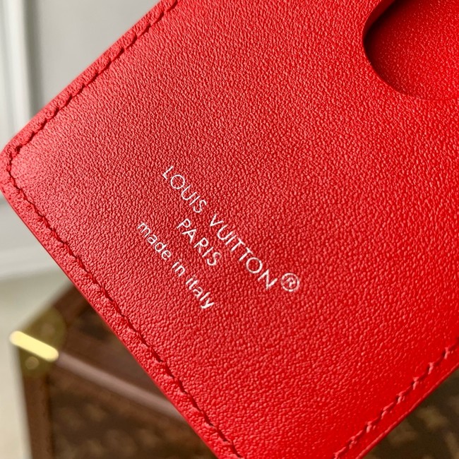 Louis Vuitton Porte-Cartes Magnet M12856 Sari Red