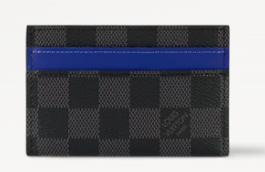 Louis Vuitton Double Card Holder N00093 Indigo Blue