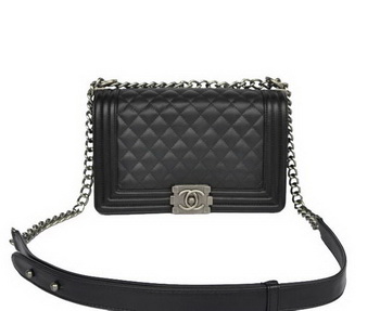 Chanel Le Boy Flap Shoulder Bag A67086 Black