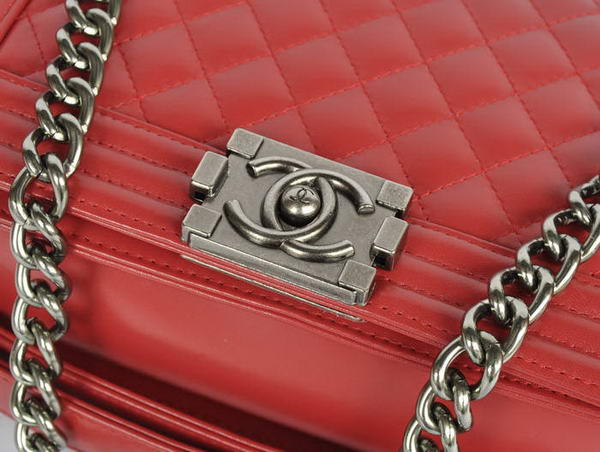 Chanel Le Boy Flap Shoulder Bag A67086 Red