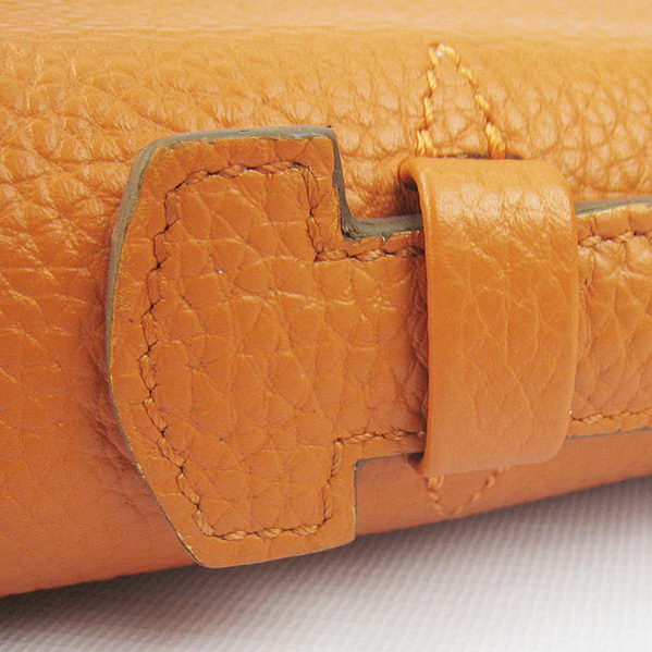 Hermes Sac Depeche 38cm Briefcase Clemence Orange