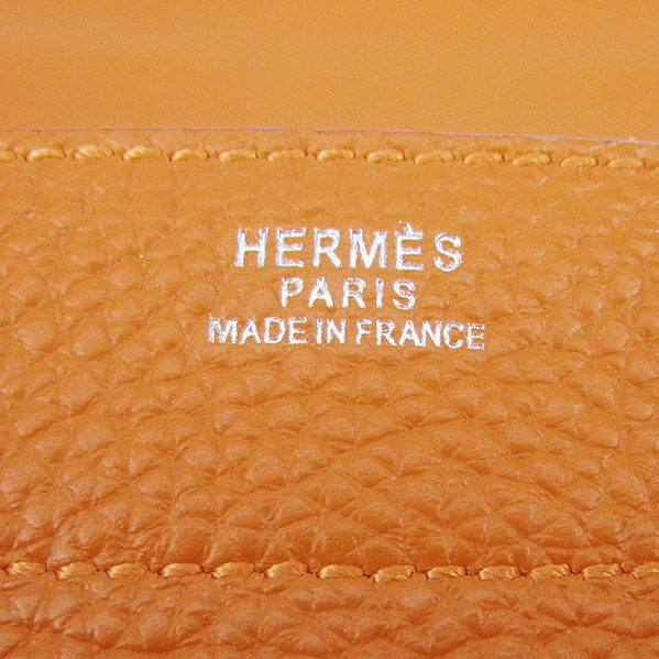 Hermes Sac Depeche 38cm Briefcase Clemence Orange