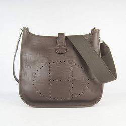 Hermes Evelyne Messenger Bag 6309 Dark Coffee