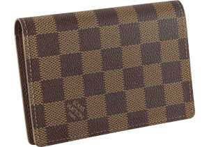 Louis Vuitton Wallets Damier Canvas Passport Cover N60189