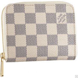 Louis Vuitton Wallets Damier Canvas Zippy Coin N63069