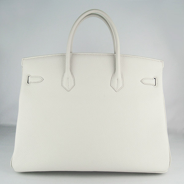 Hermes Birkin 40CM Togo Bag Beige 6099 Silver