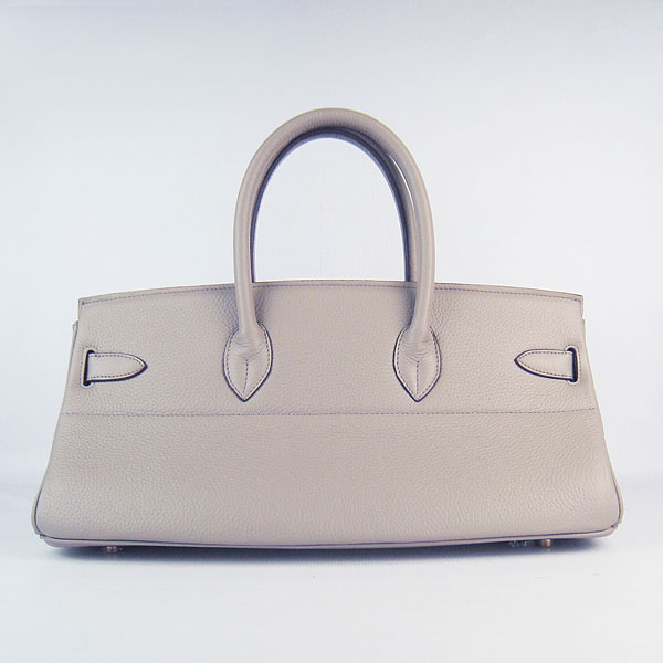 Hermes Birkin 6109 Togo Leather Bag Grey 42cm Gold