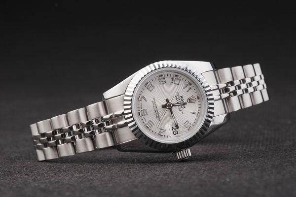 Rolex Datejust Mechanism Silver Bezel White Surface -RD2454