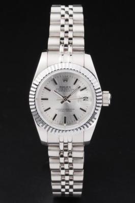 Rolex Datejust Mechanism Silver Surface Watch-RD2453