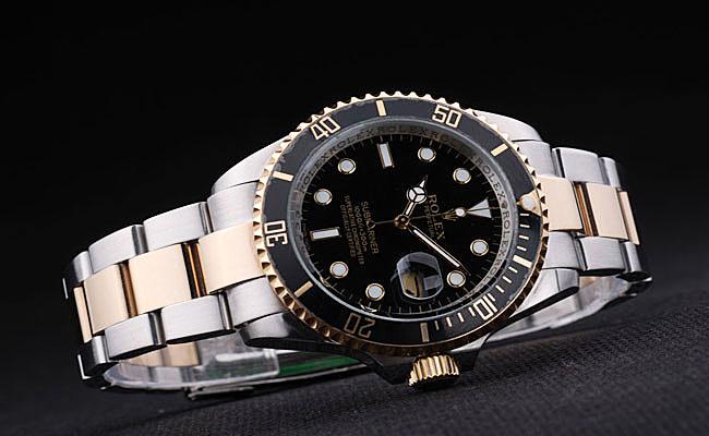 Rolex Submariner Mechanism Black&Golden 38mm Men Watch-RS3747