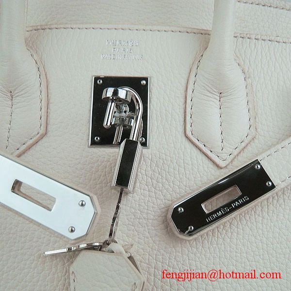 Hermes Birkin 30cm Togo Leather Bag Cream 6088