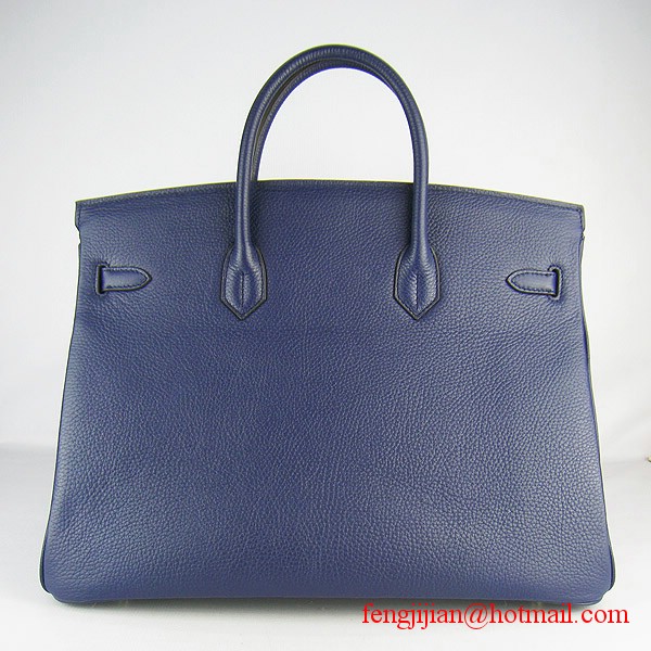 Hermes Birkin 40cm Togo Bag Dark Blue 6099