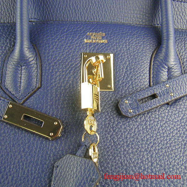 Hermes Birkin 40cm Togo Bag Dark Blue 6099