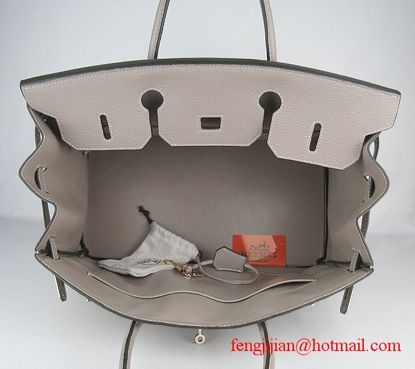 Hermes Birkin 40cm Togo Bag Grey 6099