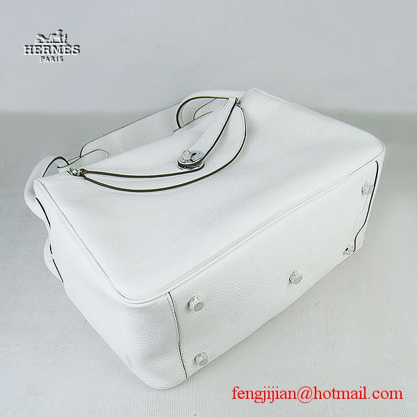 Hermes Women Shoulder Bag White 6208