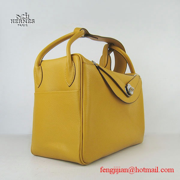 Hermes Women Shoulder Bag Yellow 6208