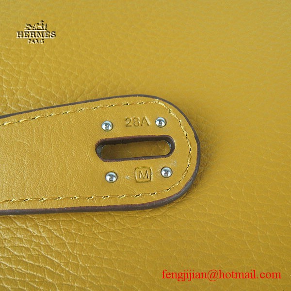 Hermes Women Shoulder Bag Yellow 6208