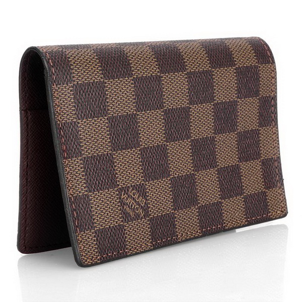 Louis Vuitton Damier Ebene Canvas Passport Wallet N60180