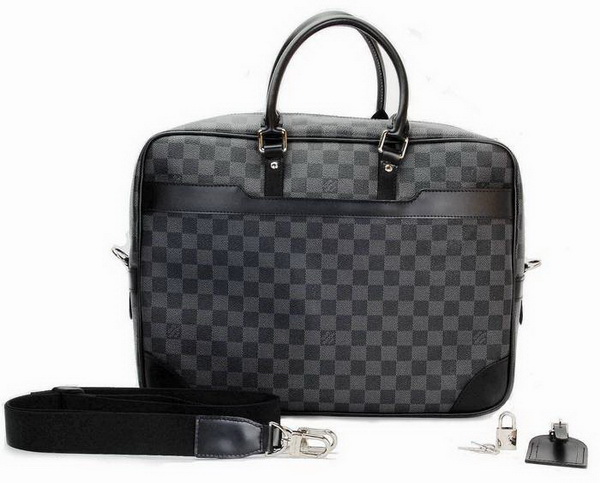 Louis Vuitton Damier Graphite Canvas Popte-Documents Voyage GM N41123